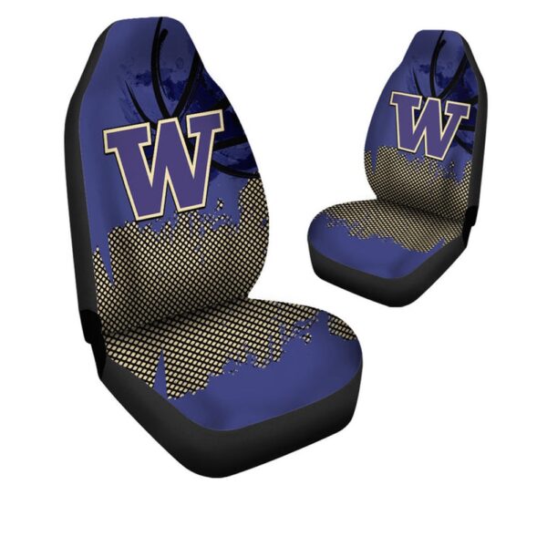 NCAA Washington Huskies Car Seat Covers Cruise in Winning Style Team Spirit Auto Essentials