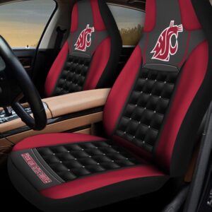 NCAA Washington State Cougars Car Seat Covers Team Allegiance Auto Gear 1