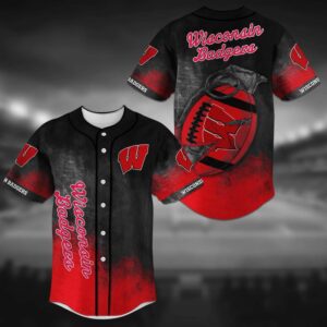 NCAA Wisconsin Badgers Baseball Jersey…