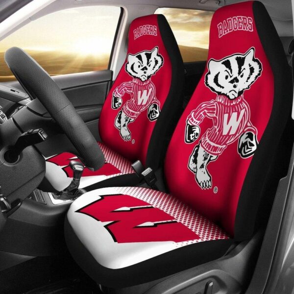 NCAA Wisconsin Badgers Car Seat Covers Epic Auto Style Unveiled