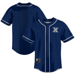 NCAA Xavier Musketeers Baseball Jersey…