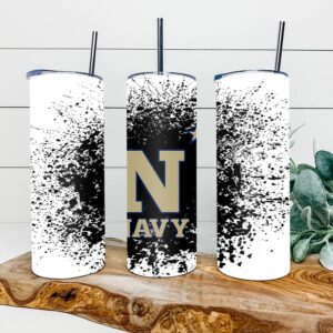 Navy Midshipmen Football Skinny Tumbler…