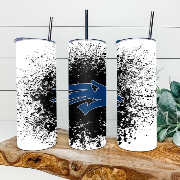 Nevada Wolf Pack Football Skinny Tumbler Collegiate Elegance Sips