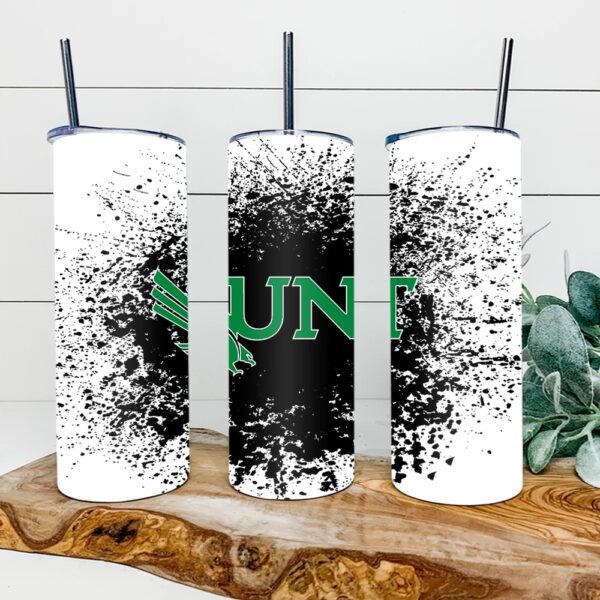 North Texas Mean Green Skinny Tumbler Collegiate Elegance Sips