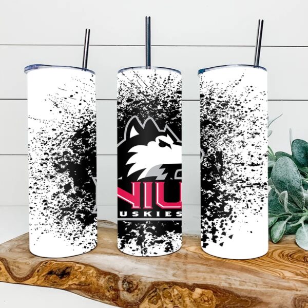 Northern Illinois Huskies Football Skinny Tumbler Collegiate Elegance Sips