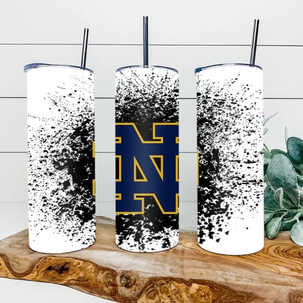 Notre Dame Fighting Irish Football Skinny Tumbler Collegiate Elegance Sips