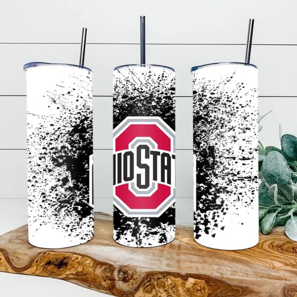 Ohio State Buckeyes Football Skinny Tumbler Collegiate Elegance Sips