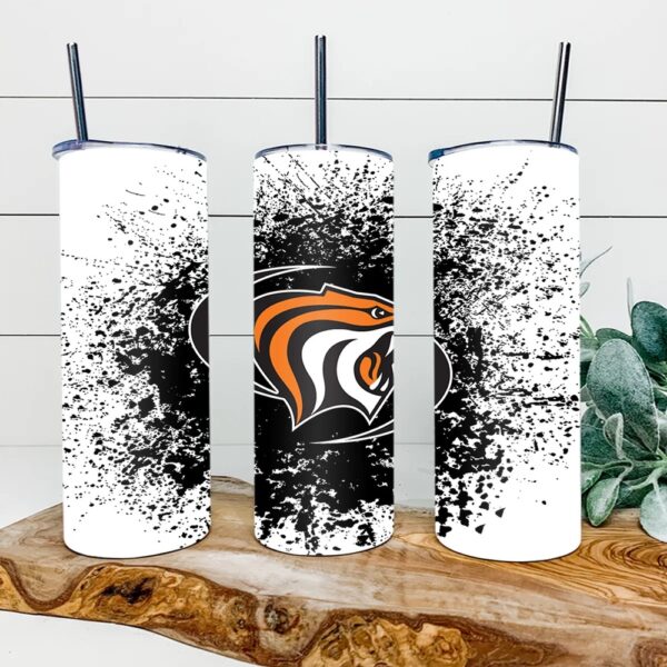 Pacific Tigers Skinny Tumbler Collegiate Elegance Sips