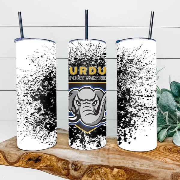 Purdue Fort Wayne Mastodons Skinny Tumbler Collegiate Elegance Sips