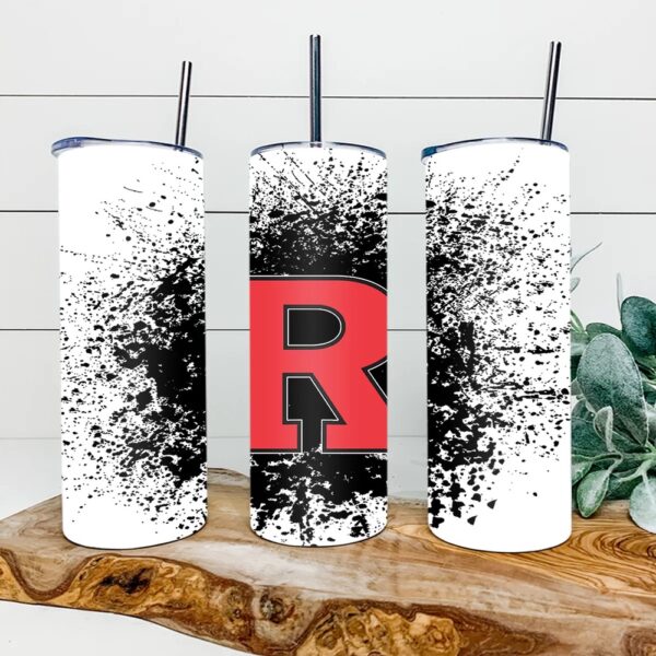 Rutgers Scarlet Knights Football Skinny Tumbler Collegiate Elegance Sips