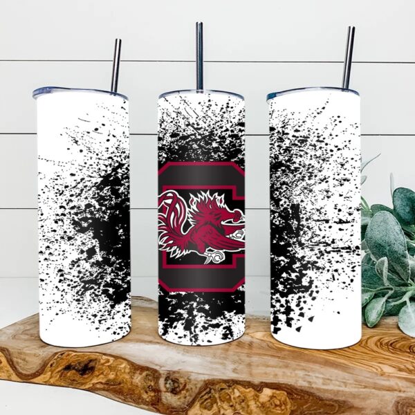 South Carolina Gamecocks Football Skinny Tumbler Collegiate Elegance Sips