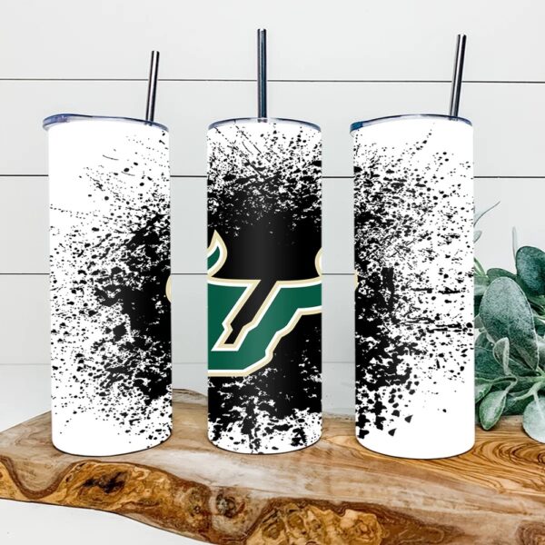 South Florida Bulls Football Skinny Tumbler Collegiate Elegance Sips