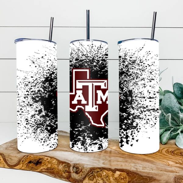 Texas A&ampM Aggies Football Skinny Tumbler Collegiate Elegance Sips