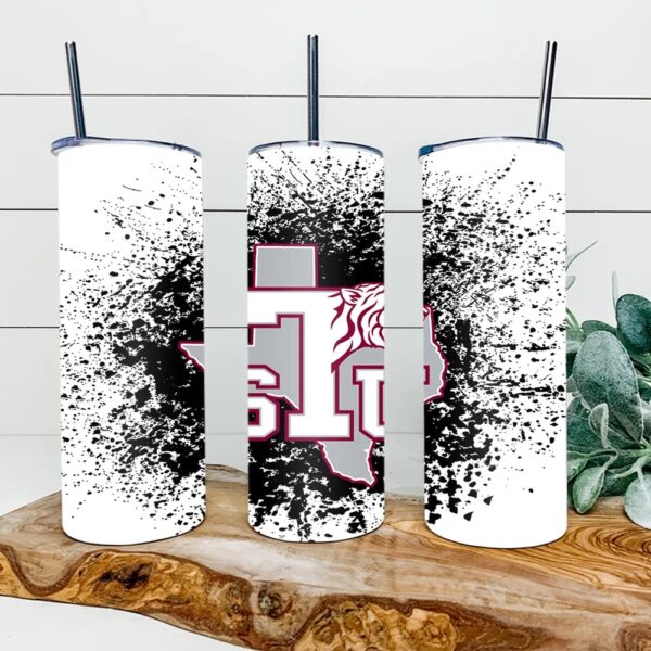 Texas Southern Tigers Skinny Tumbler Collegiate Elegance Sips