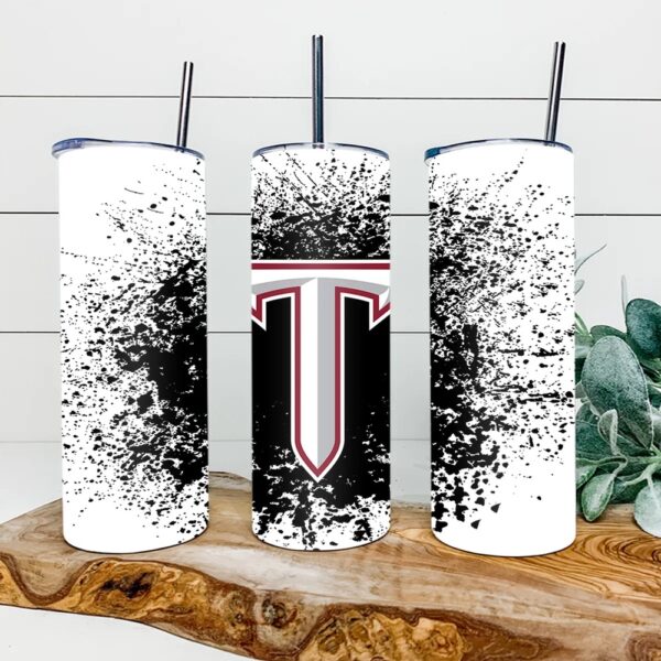 Troy Trojans Football Skinny Tumbler Collegiate Elegance Sips