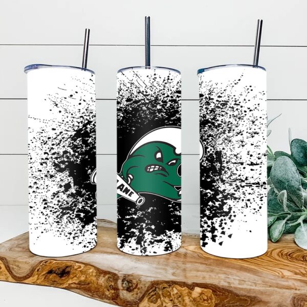 Tulane Green Wave Football Skinny Tumbler Collegiate Elegance Sips