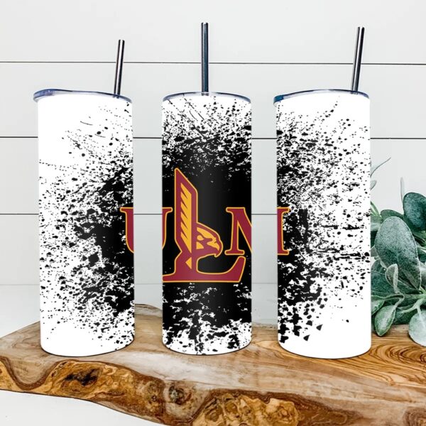 UL Monroe Warhawks Football Skinny Tumbler Collegiate Elegance Sips