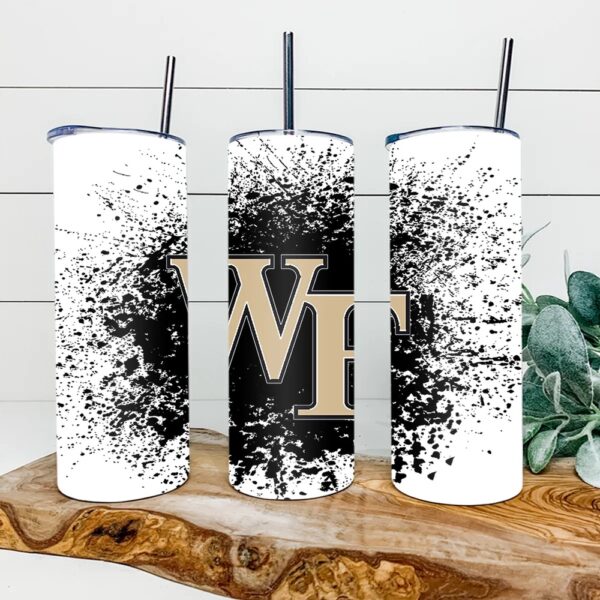 Wake Forest Demon Deacons Football Skinny Tumbler Collegiate Elegance Sips