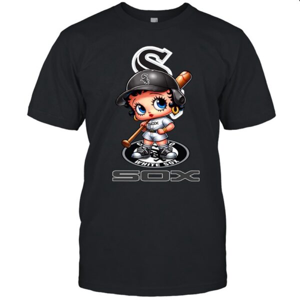 NCAA Chicago Baseball Girl Betty Boop T-Shirt