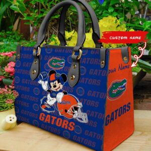 NCAA Florida Gators Mickey Women Leather Hand Bag