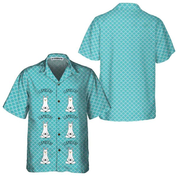Alpaca Llamastay Hawaiian Shirt, Funny Alpaca Shirt For Men &amp Women
