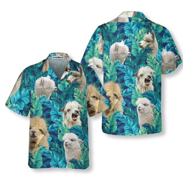 Alpaca Lover V2 Hawaiian Shirt, Funny Alpaca Shirt For Men &amp Women