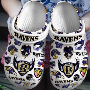 Baltimore Ravens NFL Sport Clogs…