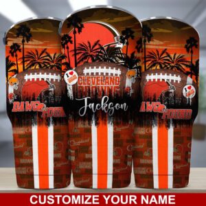 Custom Name Cleveland Browns NFL…