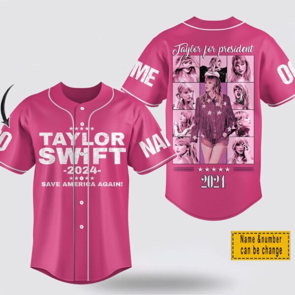 Custom Name & Number Taylor Swift Baseball Jersey Shirts