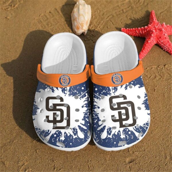 Footwearmerch Mlb San Diego Padres  Crocband Clogs