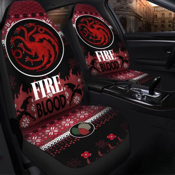 Game Of Thrones Targaryen Fire And Blood Car Seat Covers