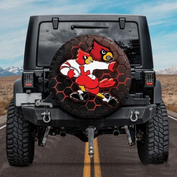 Louisville Cardinals NCAA  Spare Tire Cover Gift For Campers