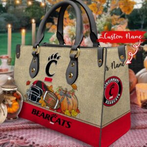 NCAA Cincinnati Bearcats Autumn Women Leather Hand Bag