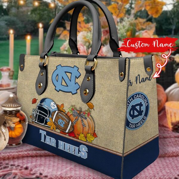 NCAA North Carolina Tar Heels Autumn Women Leather Hand Bag