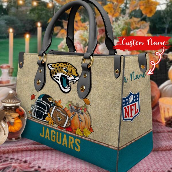 NFL Jacksonville Jaguars Autumn Women Leather Hand Bag