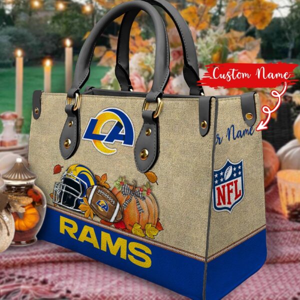 NFL Los Angeles Rams Autumn Women Leather Hand Bag