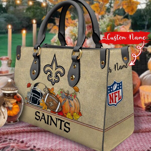 NFL New Orleans Saints Autumn Women Leather Hand Bag