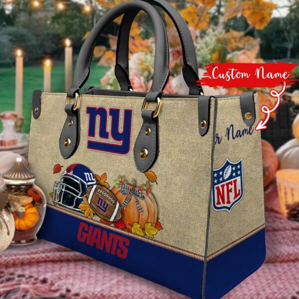 NFL New York Giants Autumn Women Leather Hand Bag