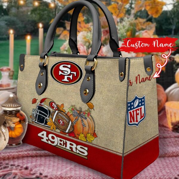 NFL San Francisco 49ers Autumn Women Leather Hand Bag