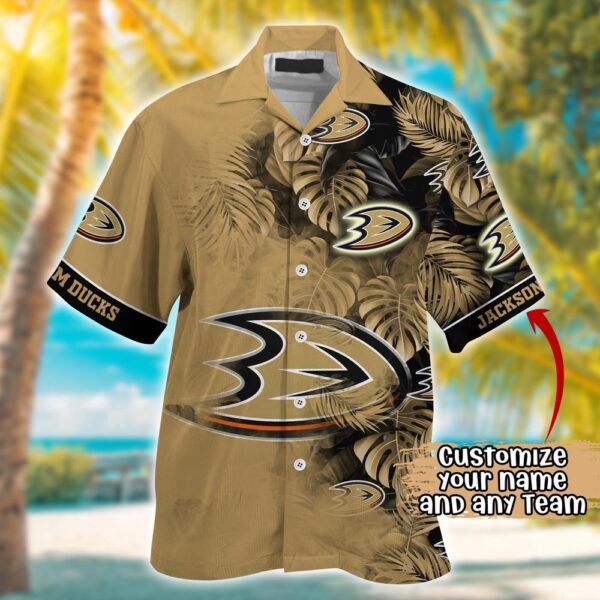 NHL Anaheim Ducks Summer Hawaii Shirt Custom Football Shirts