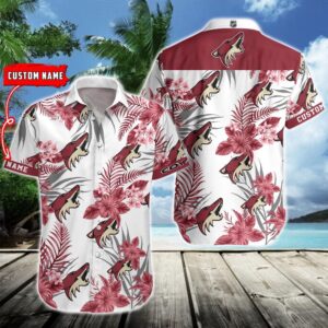 NHL Arizona Coyotes  Hawaiian Shirt Hockey Aloha Shirt For Fans