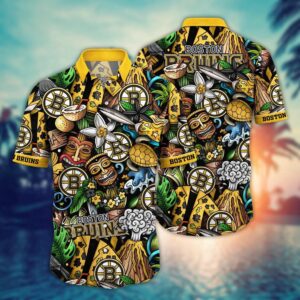 NHL Boston Bruins Flower Hawaii…