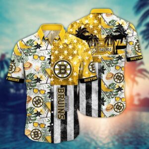 NHL Boston Bruins Flower Hawaii…