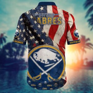 NHL Buffalo Sabres American Flag Hawaii Shirt Summer Football Shirts 3