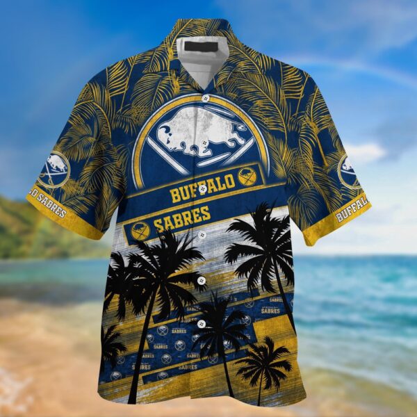 NHL Buffalo Sabres Palm Tree Pattern Hawaii Shirt Unisex Sport Hawaii Shirt