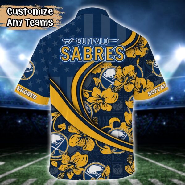 NHL Buffalo Sabres Summer Flower Hawaii Shirt Custom Football Shirts