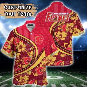 NHL Calgary Flames Summer Flower…