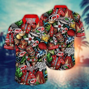 NHL Carolina Hurricanes Flower Hawaii…