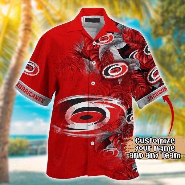 NHL Carolina Hurricanes Summer Hawaii Shirt Custom Football Shirts