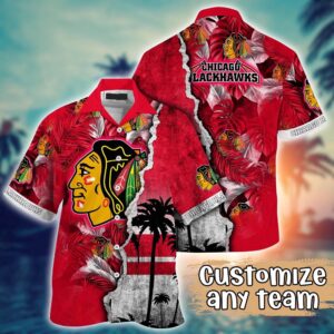 NHL Chicago Blackhawks Palm Tree…